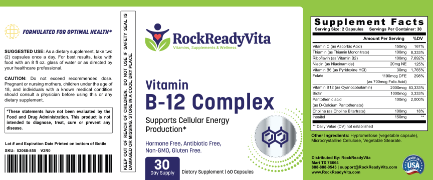 B12 Complex - Product Label