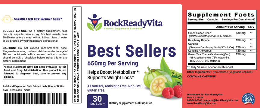 Best Sellers Blend - Product Label