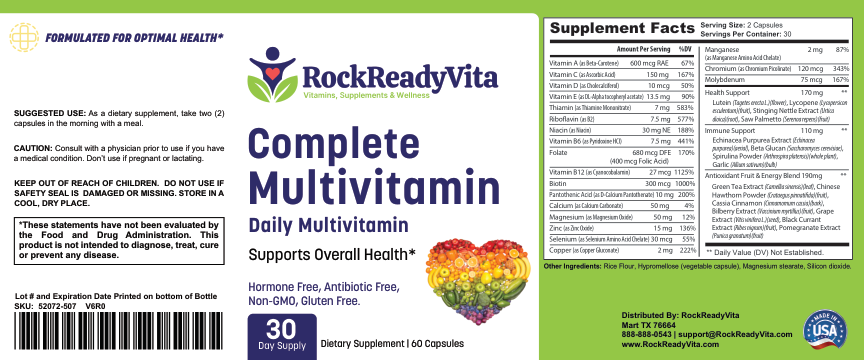 Complete Multivitamin - Product Label