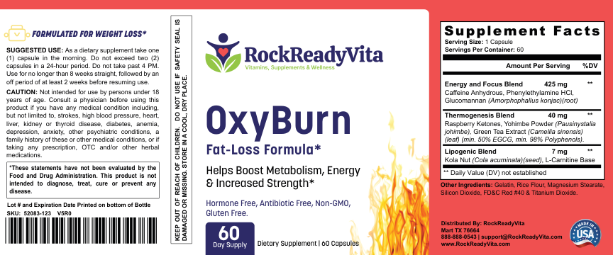 Oxyburn - Product Label